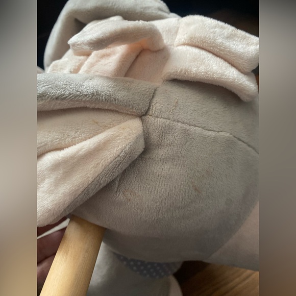 EUC Cappuccino Donkey Rocking Horse – Rocking Toy – Gray and Beige - Picture 8 of 10